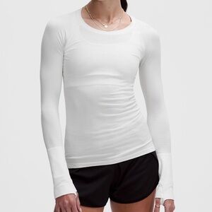 Lululemon size 8 white swiftly 2.0 Women's Long Sleeve Top